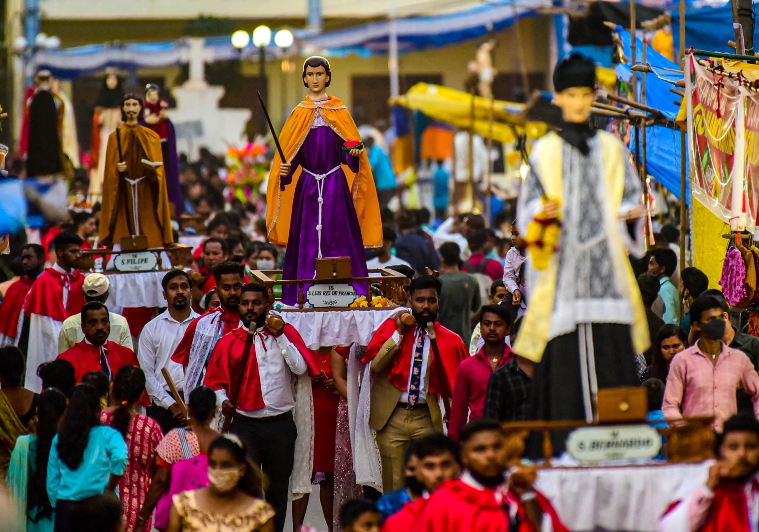 procession of saints goa